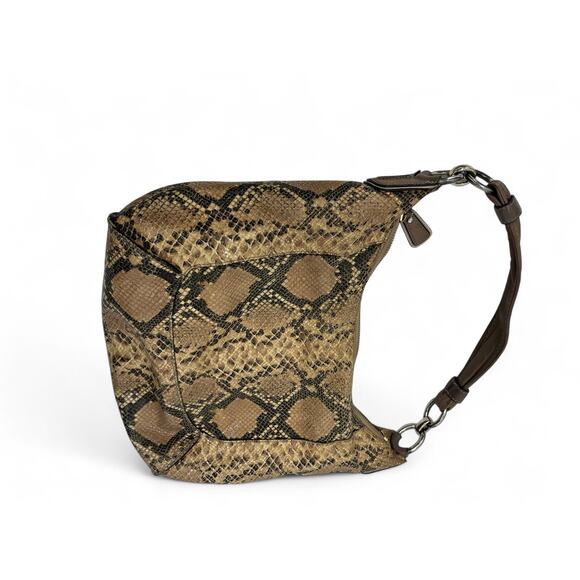 Coach Kristin python-embossed leather hobo handbag - Picture 10 of 10